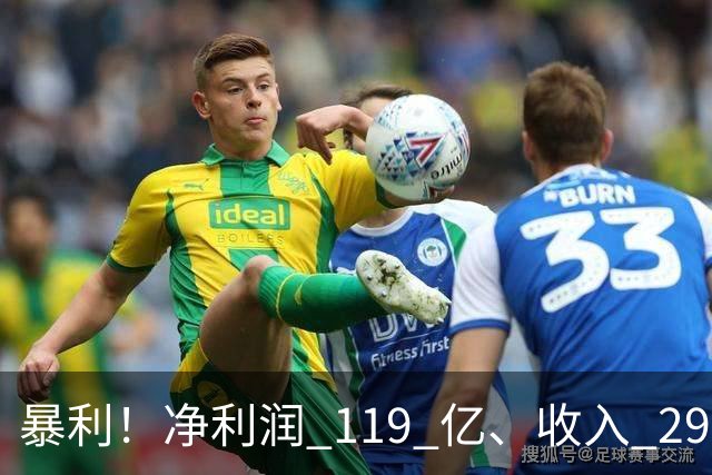 暴利！净利润 119 亿、收入 292 亿